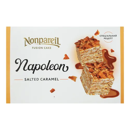 Торт Наполеон з солоною карамеллю Nonpareil 0.45кг