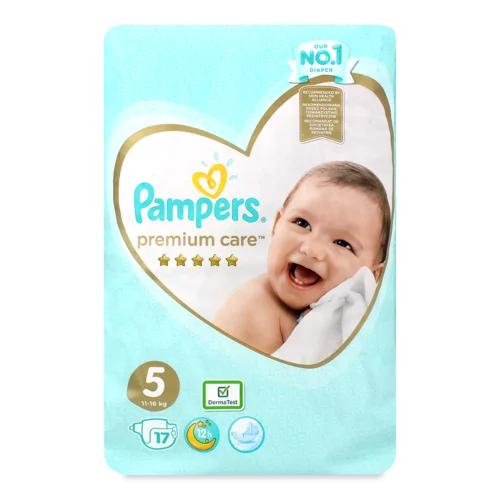 Підгузки 11-16 кг Premium Care Pampers, 17 шт, в/ґ