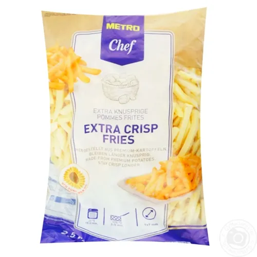 Картопля фрі Metro Chef хрустка заморожена 2,5кг