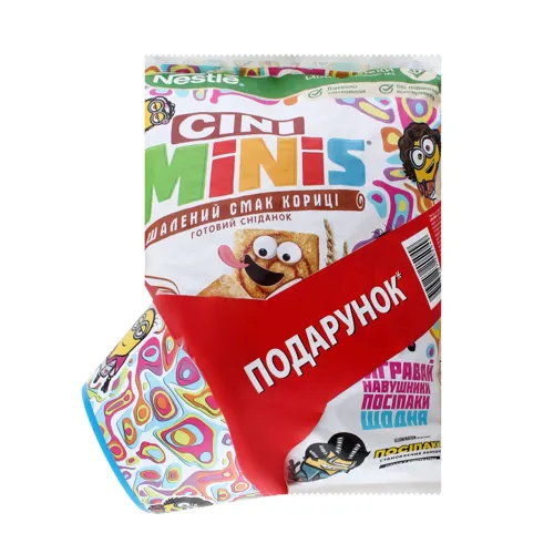 Готовий сніданок "CINI-MINIS" 450г+тарілка