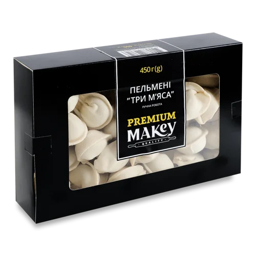 Пельмені Три М'яса В/ґ, К/у 450г