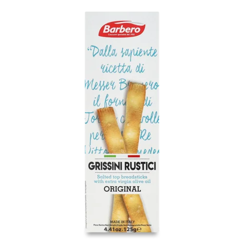 Грісіні Вищого Ґатунку З Сіллю І Оливковою Олією, 125г