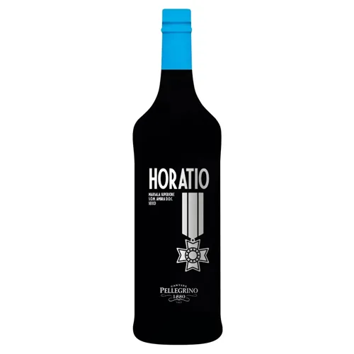 Вино Cantine Pellegrino Horatio Marsala Superiore SOM Ambra біле напівсухе кріплене 18% 0,75л