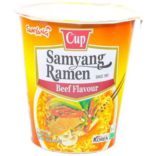 Локшина Samyang Рамен зі смаком яловичини швидкого приготування 65г