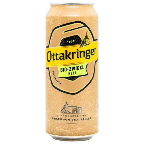 Пиво Ottakringer Bio-Zwickl 5,2% 0,5л