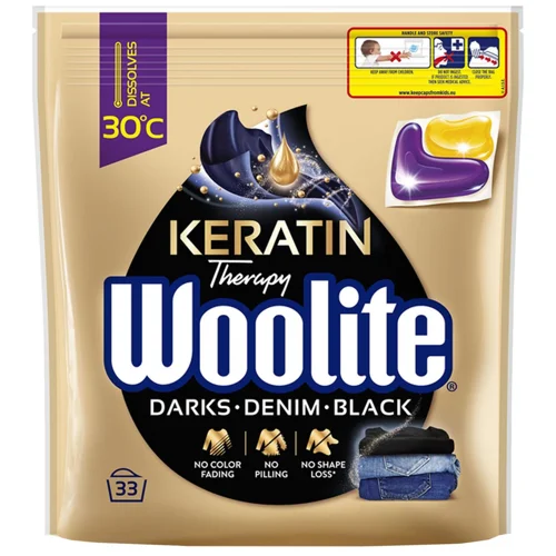 Капсули для прання Woolite для чорних джинсових тканин 33шт