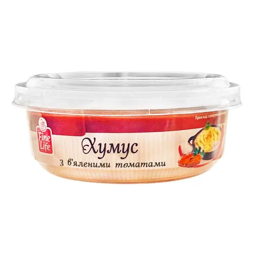 Хумус Fine Life з вяленими томатами 350г