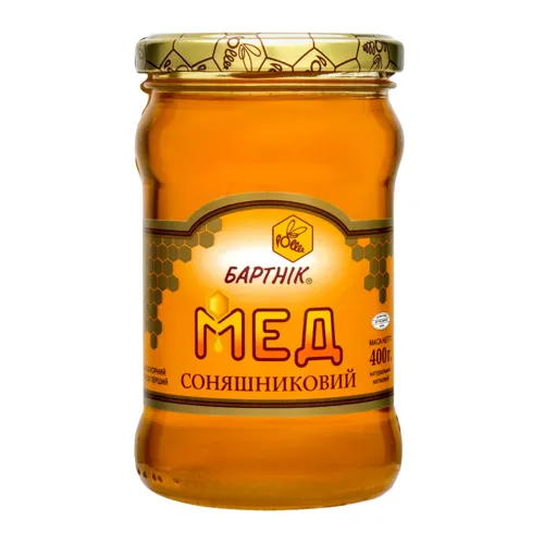 Мед монофлорний Соняшниковий Бартнік с/б 400г
