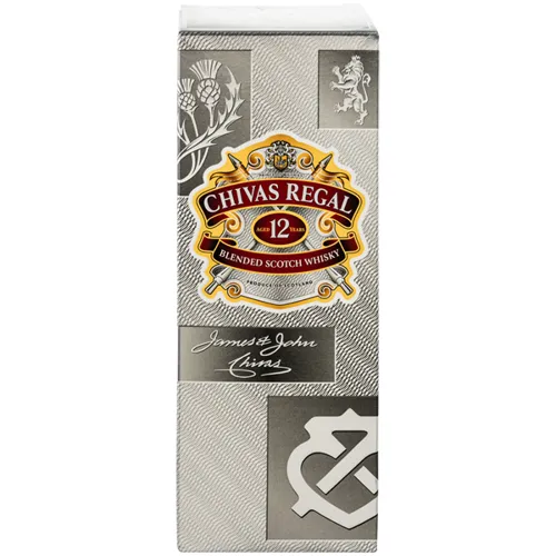 Віскі Chivas Regal 12YO шотландський купажований 40% 0.5л