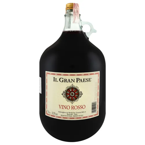 Вино IL Gran Paese Vino Rosso червоне напівсухе 10,5% 5л