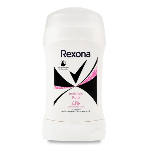 Антиперспірант-олівець Rexona Invisible Pure, 50 мл