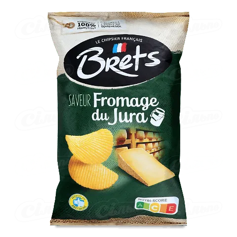 Чіпси Bret's картопляні зі смаком сиру жура, 125г