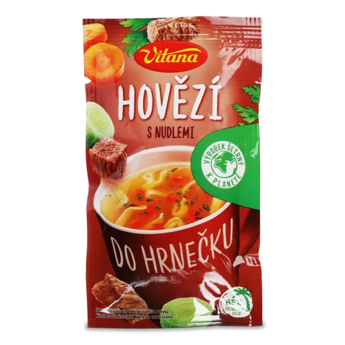 Суп Швидкого Приготування З Макаронами Яловичий Vitana м/у, 20г