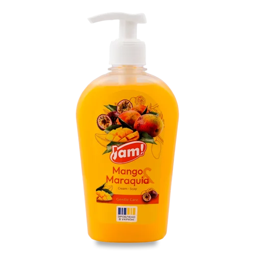 Крем-мило Mango&Maraquia з гліцерином, в/ґ, 325г, з дозатором Jam