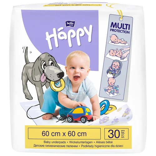 Пелюшки дитячі Happy Bella Baby 60х60см 30шт