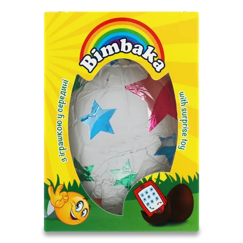 Шоколадне Яйце Вищого Ґатунку Bimbaka, 50г