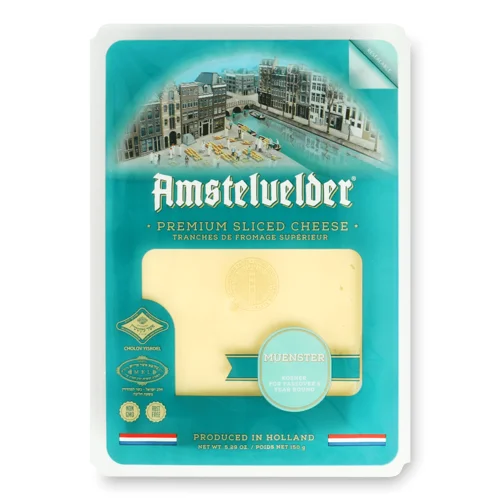 Сир Amstelvelder Гауда Мюнстер 45% кор/мол 150г