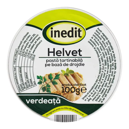 Паштет вегетаріанський з зеленню Helvet Inedit ст 100г