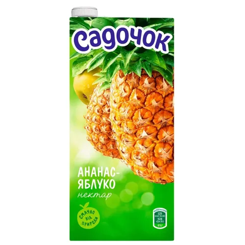 Нектар Садочок Ананасово-яблучний 0,95л