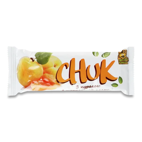 Цукерка З Гарбузового Насіння В Шоколадній Глазурі З Курагою, в/ґ, 50г