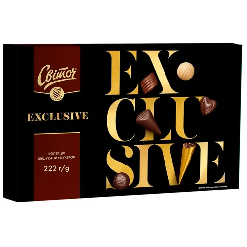 Цукерки СВІТОЧ® Exclusive 222г