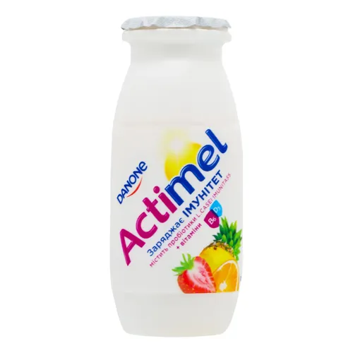 Продукт кисломолочний Actimel Мультифрукт 1,5%, 100г