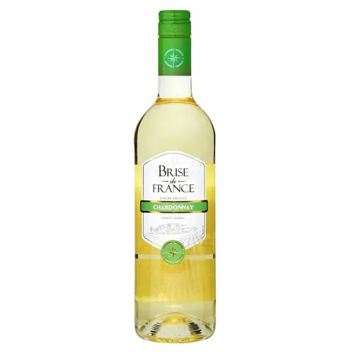 Вино Brise de France Chardonnay біле сухе 12,5% 0,75л