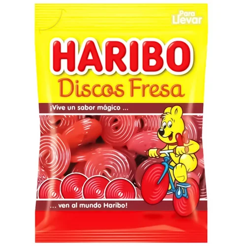 Цукерки Haribo Discos Fresa 80г