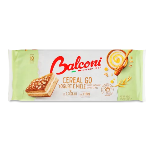 Бісквіт З Йогуртом В/ґ Cereal Go Balconi, 10х27г
