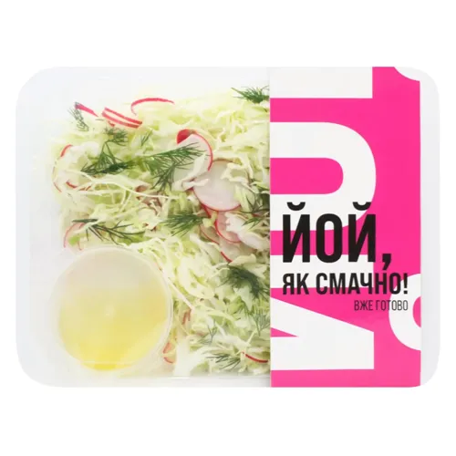 Салат Winetime з капусти, редису та зелені 250г
