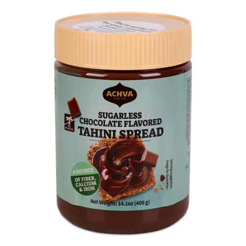 Паста Кунжутна Без Цукру З Шоколадом Халва Спред Achva, п/б 400г