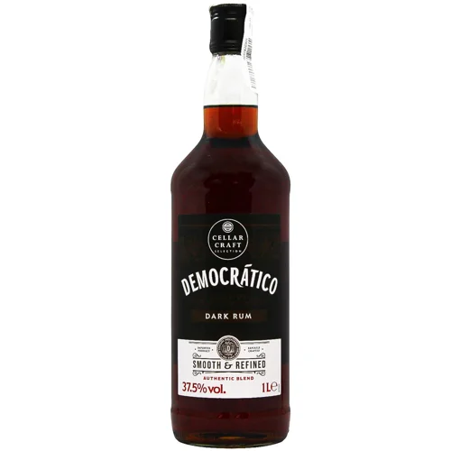 Ром Democrático Dark 37,5% 1л