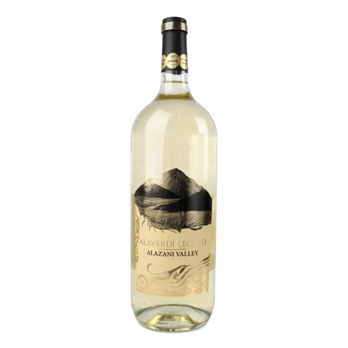 Вино Біле Напівсолодке Alazani Valley Alaverdi Legend, в/ґ, 1.5л, 9-13%