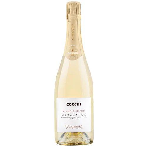 Вино ігристе Cocchi Blanc de Blanc Alta Langha біле брют 12,5% 0,75л