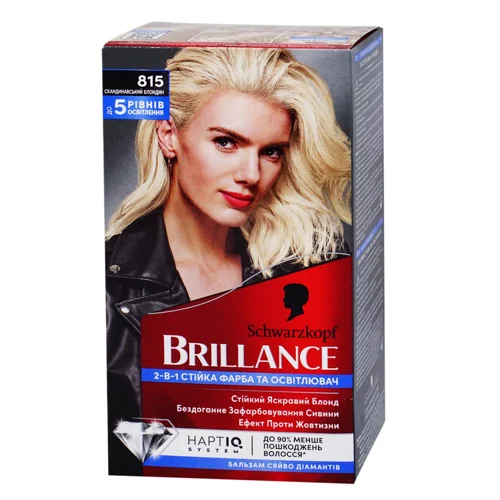 Крем-фарба Brillance 815 Скандинавський Блонд
