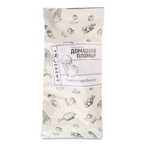 Морозиво 15% Вищого Ґатунку Домашній Пломбір, м/у 100г