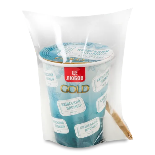 Морозиво Пломбір Класичний, В/Ґ, 200г