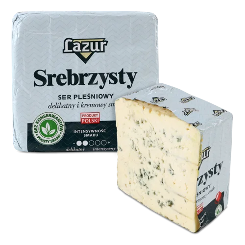 Сир З Пліснявою Сріблястий 50% Lazur, кг