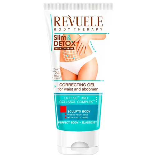 Гель Revuele Slim and Detox для талії та живота корегуючий з кофеїном 200г