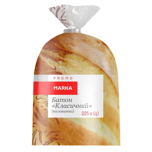 Батон Marka Promo Класичний половина 225г