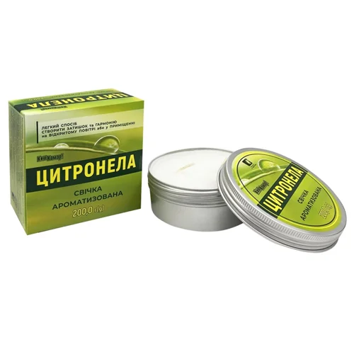 Свічка Киш-Комар Цитронела ароматизована 200г