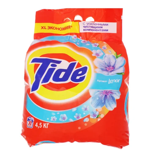 Пральний Порошок з Посиленими Миючими Компонентами Аромат Lenor Tide, 4.5кг