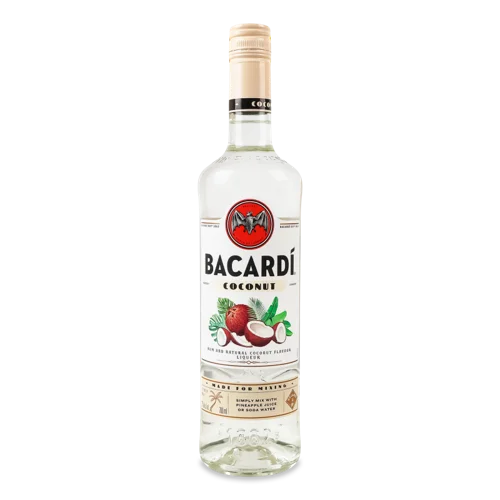 Лікер Вищого Ґатунку Coconut Bacardi, 0.7л, 27%
