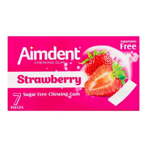 Гумка жувальна Strawberry Aimdent к/у 14.5г