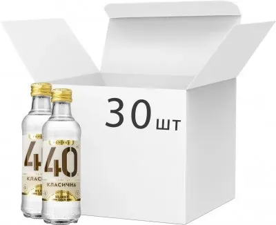 Водка Хлібний дар «Украинская Классическая» 0.25л х 30 шт 40%