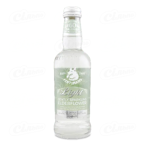 Напій Fentimans Light Sparkling Elderflower безалкогольний сильногазований, 0,25л