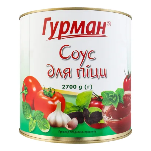 Соус томатний для піци Гурман з залізній банці 2.7кг