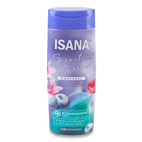 Гель для Душу Кремовий Sweet Berries Isana, 300 мл