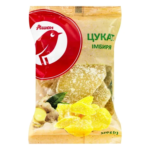 Цукат імбиря Auchan 150г