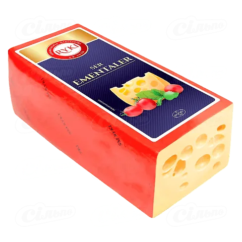 Сир Ryki Ементалер з коров'ячого молока 45%, кг